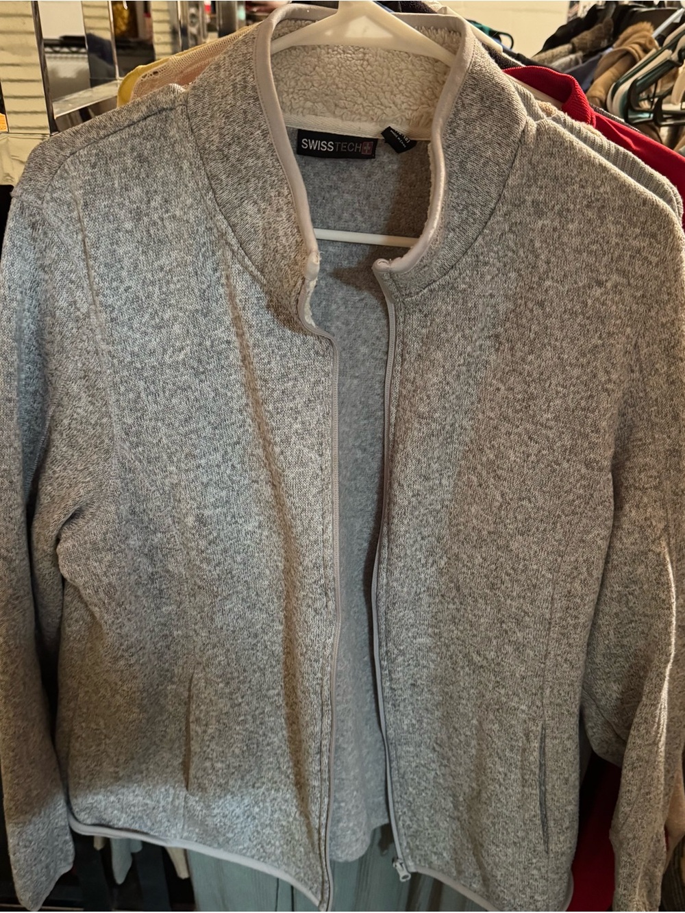 Swiss Tech Light Gray Utility Jacket